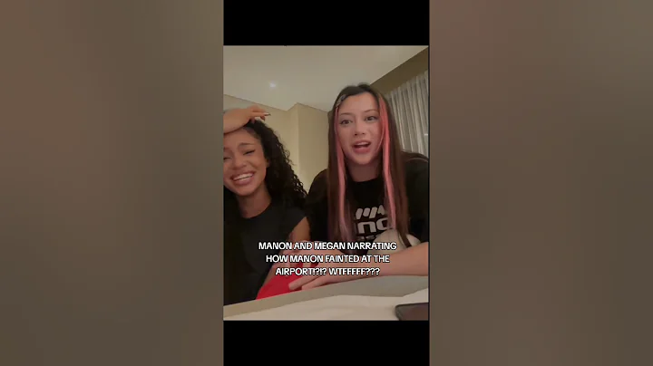 MANON FAINTED AT THE AIRPORT?!? #manon #megan #katseye