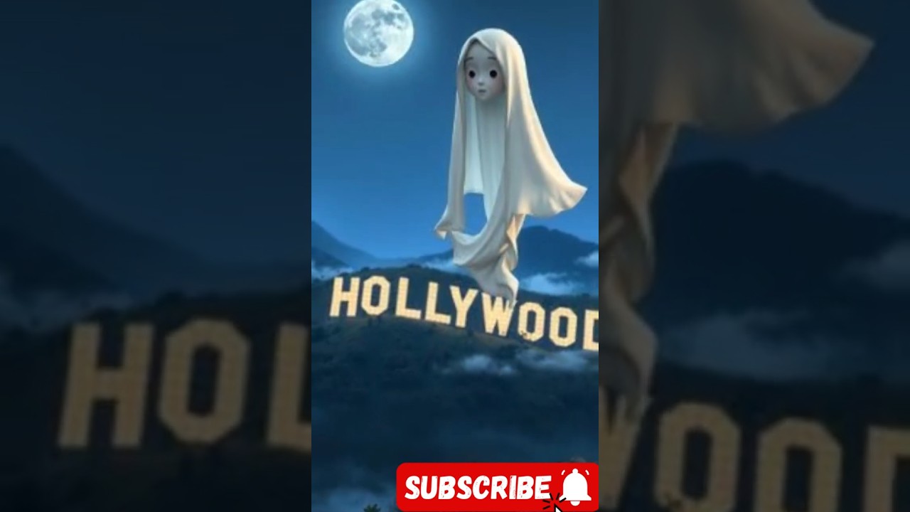 👻 Haunted Hollywood Sign – The Ghost Woman on the H 
