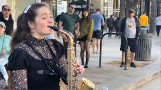 Mamma Mia- ABBA Saxophone cover Avelina Kushnir 15 years old