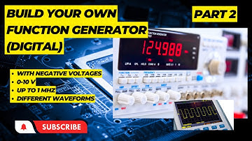 Build your own function generator with negative voltages | Part 2