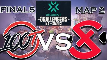 100T VS XSET -FINALS MAP 2- VALORANT HIGHLIGHTS [VCT CHALLENGERS NA-STAGE 2]