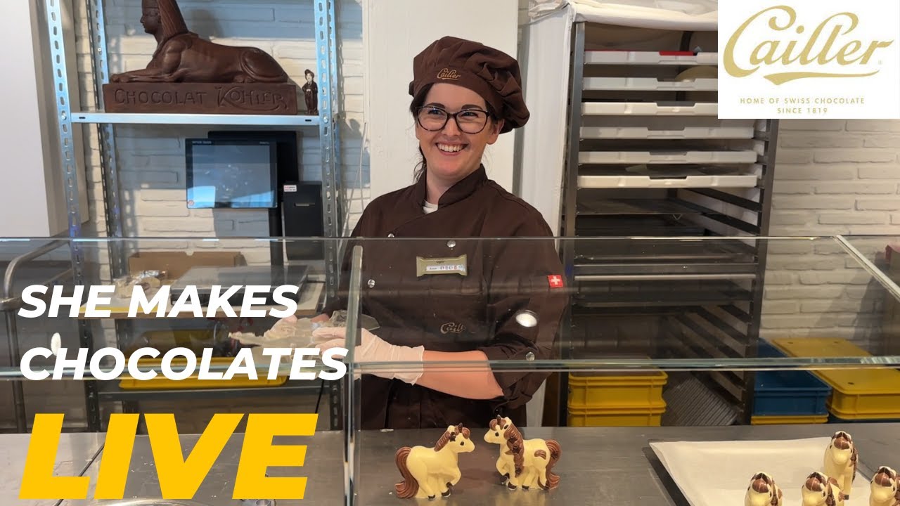 She makes chocolates live at Cailler | Nestle | Switzerland | Karnvir Mundrey