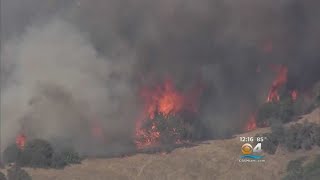 Fast Moving Wildfires Threaten Homes In Northern California