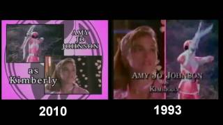 Mighty Morphin' Power Rangers Comparison 1993 to 2010