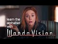 learn the alphabet with WandaVision