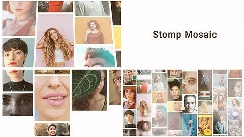 Mosaic Stomp Multi Photo Logo (Best After Effects Projects)
