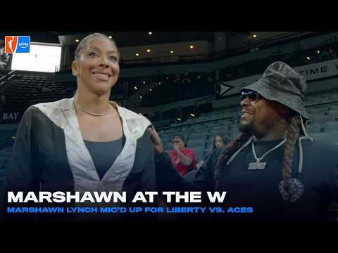 Marshawn mic'd up π€£ | WNBA on Prime