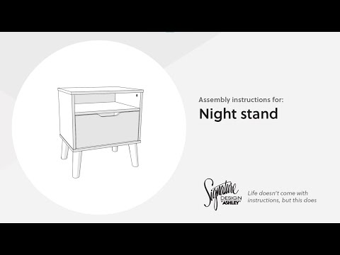 Signature Design by Ashley Fordmont Auburn Nightstand