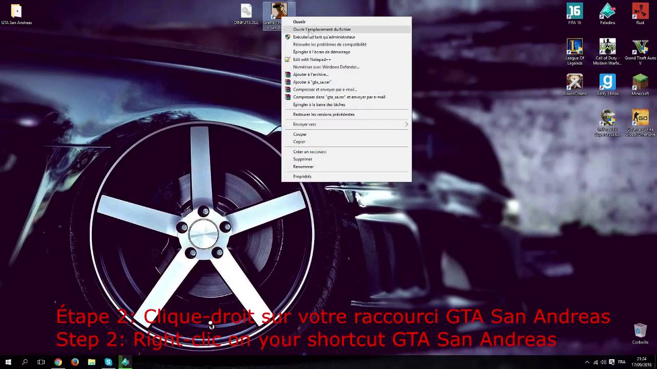 [FR/EN] Comment fixer le bug de la souris dans GTA San Andreas - YouTube