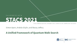 STACS 2021 | A Unified Framework of Quantum Walk Search