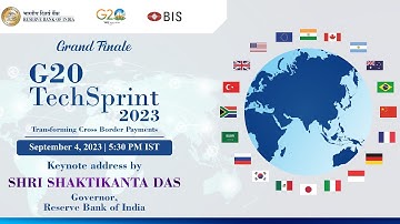 Grand Finale of the G20 TechSprint 2023