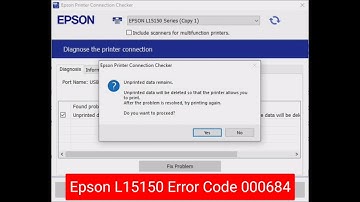 Epson L15150 Error Code 000684