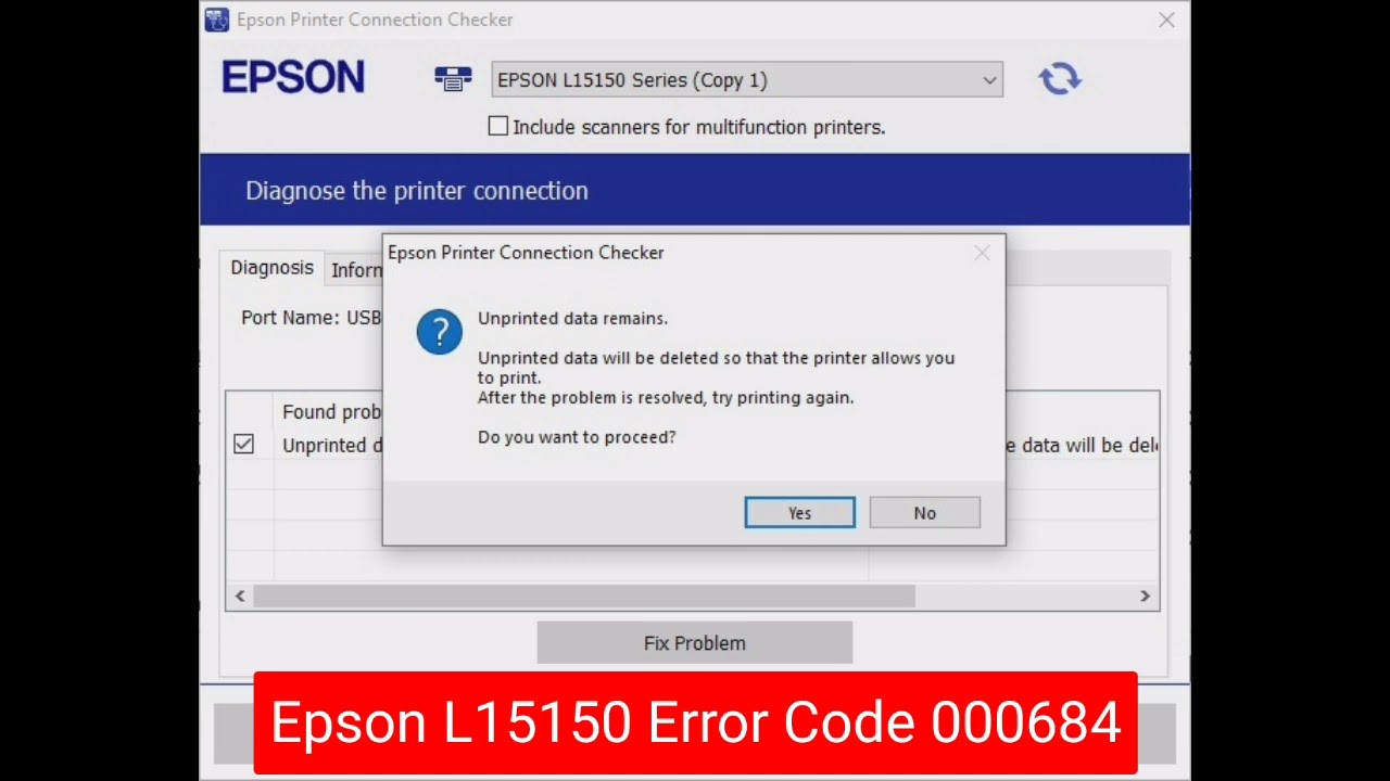 lapiros-plus様ご確認用です Epson L15150 Error Code 000684 - YouTube