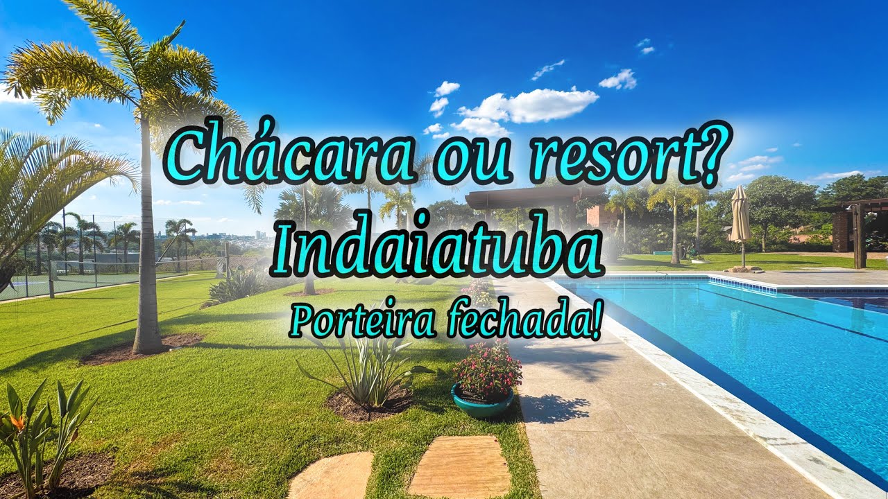 CHÁCARA CINEMATOGRÁFICA A VENDA DE PORTEIRA FECHADA EM CONDOMÍNIO EM INDAIATUBA 