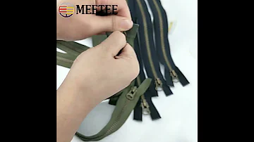 Meetee 8 # металлическая молния 70/80/90/100/120 см двойные ползунки для пальто пуховик на молнии
