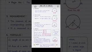 Class 10 Maths Chapter 12: Areas Related to Circles Full Chapter Revision &amp; Formulas 🔥#viral #short