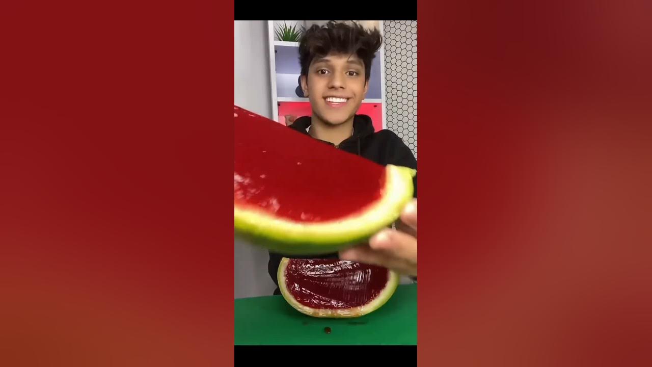 watermelon🍉 jelly 🍮 kaise kaise badalte Hain 😱 watermelon how to