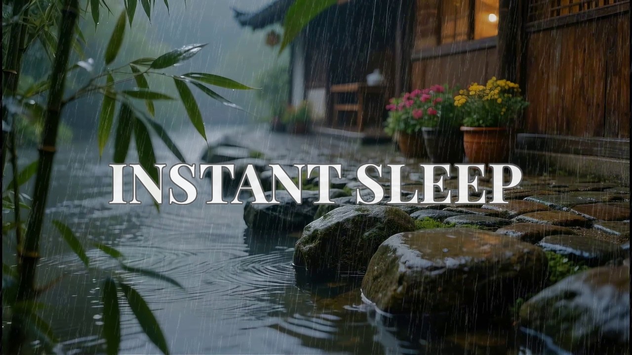 🔴 Deeply Soothing Heavy Rain at Remote Mountain Cabin to Help You Sleep Fast 🌧️
