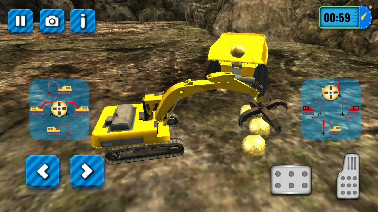 Heavy Machinery Simulator Mining and Extraction (GamePlay) YouTube