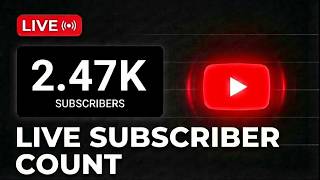 LIVE SUBSCRIBER COUNT WITH RELAXING MUSIC!🚀 screenshot 5