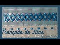 Toalha de boca Trançada de fitas com Fernanda Camilo