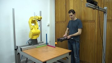 Programming of Fanuc industrial robot with Microsoft Kinect - trajectory planning