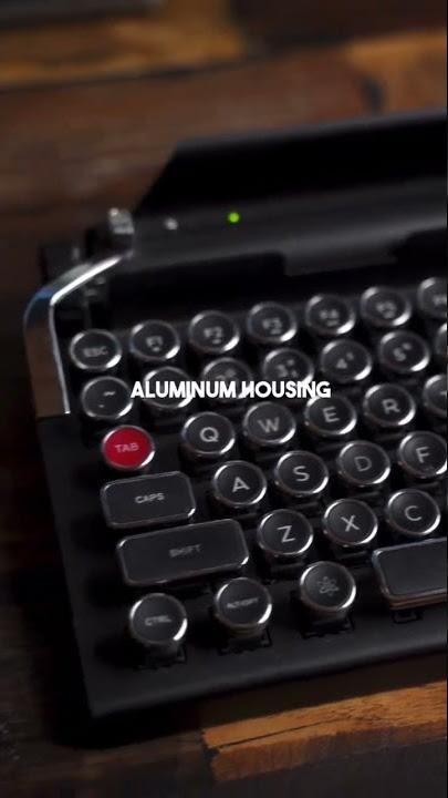 The Qwerkywriter S Typewriter Mechanical Keyboard