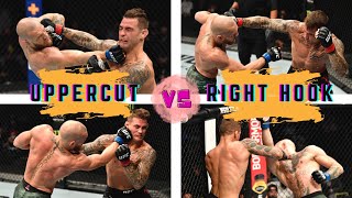 McGregor's Uppercut vs Poirier's Right Hook | UFC 257