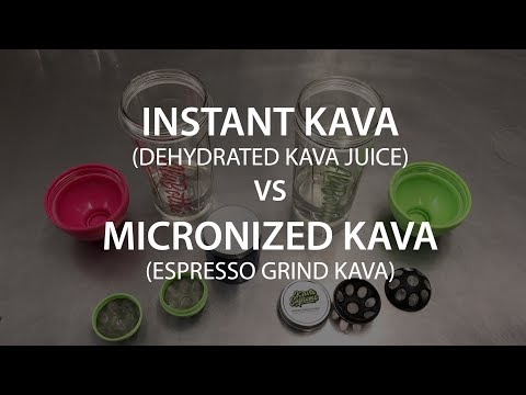 Instant Kava vs Micronized Kava - What's the difference?