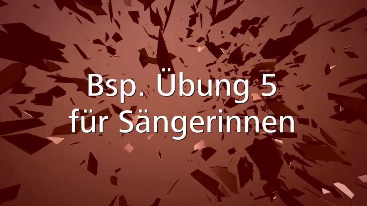 WarmUp Gesangsübungen für Sänger, Aufwärmübungen - YouTube