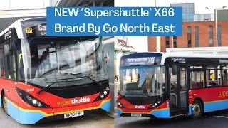 NEW Go North East ‘Supershuttle’ X66 Buses | Gateshead & Metrocentre