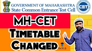 MH-CET Revised Timetable | Latest Update | Dr. Yaseen