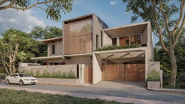 Modern Residence House Design #2 | Exterior Render Tutorial | Lumion 10 | Architecture Visualization