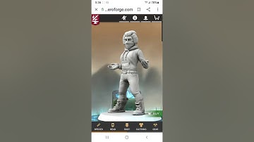 making a modern female miniature on Hero Forge