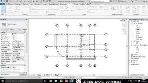 Tự học Revit Structure Bài 14 Xác định tỷ lệ của bản vẽ trong Revit