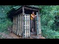 How to build an outdoor toilet - build a amazing toilet Living off the grid - OFF GRID Ep.22