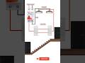 2 Way Switch Connection Staircase ke liye | Simple Wiring Diagram #shots #electrical #shortfeed