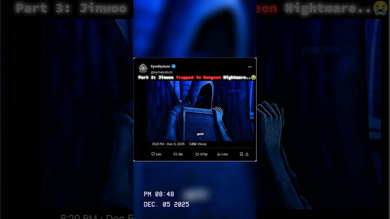 Part 3: Jinwoo Trapped in Dungeon Nightmare..😭 | Solo Leveling Sad Edit (He Broke Down) 