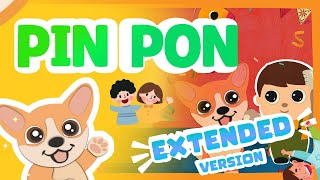 ♫ PIN PON (With Lyrics) | Extended Spanish Kids Song | Nursery Rhymes | Coco Learns Spanish ♫