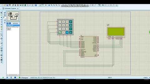 Calculator using ATmega 16 MC to control 4*16 LCD Display with 4&8-bits data mode using 4*4 Keypad