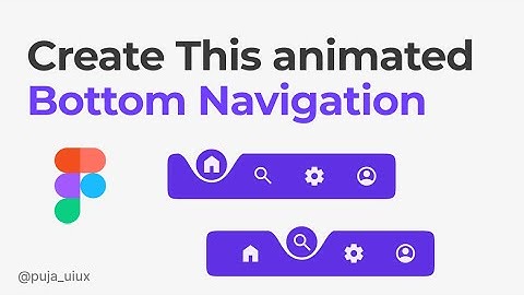 Design and Animate a Stylish Bottom Navigation in Figma! | Figma Tutorial 2024