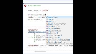 ValueError in Python
