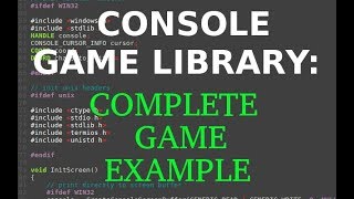 Cross-platform console game library in C: complete example - SOKOBAN game screenshot 3