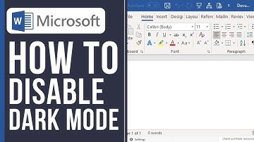 How to Disable Dark Mode in Microsoft Word (2025)