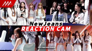 [AAA 리액션] 뉴진스(NewJeans) 2022 Asia Artist Awards Reaction Cam (NewJeans Reaction)