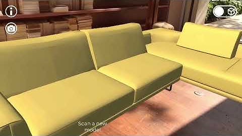 Sofa in Augmented Reality - AUGmentecture