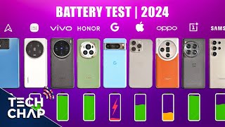 : iPhone 15 Pro Max / Galaxy S24 Ultra / Xiaomi 14 Ultra / OnePlus 12 - BATTERY DRAIN Test!