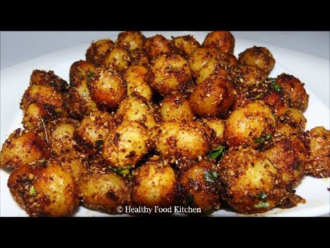 Potato Fry Recipe - Baby Aloo Fry Recipe - Baby Potato Fry Recipe - Lunch Box Recipe - Potato Recipe