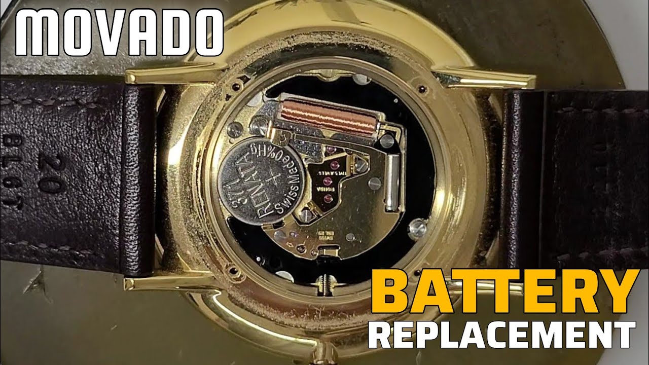 MOVADO Watch Battery Replacement | SolimBD - YouTube