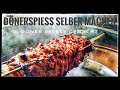 Dönerspieß selber machen / Döner selbst gemacht vom Grill "Den Allerechten"